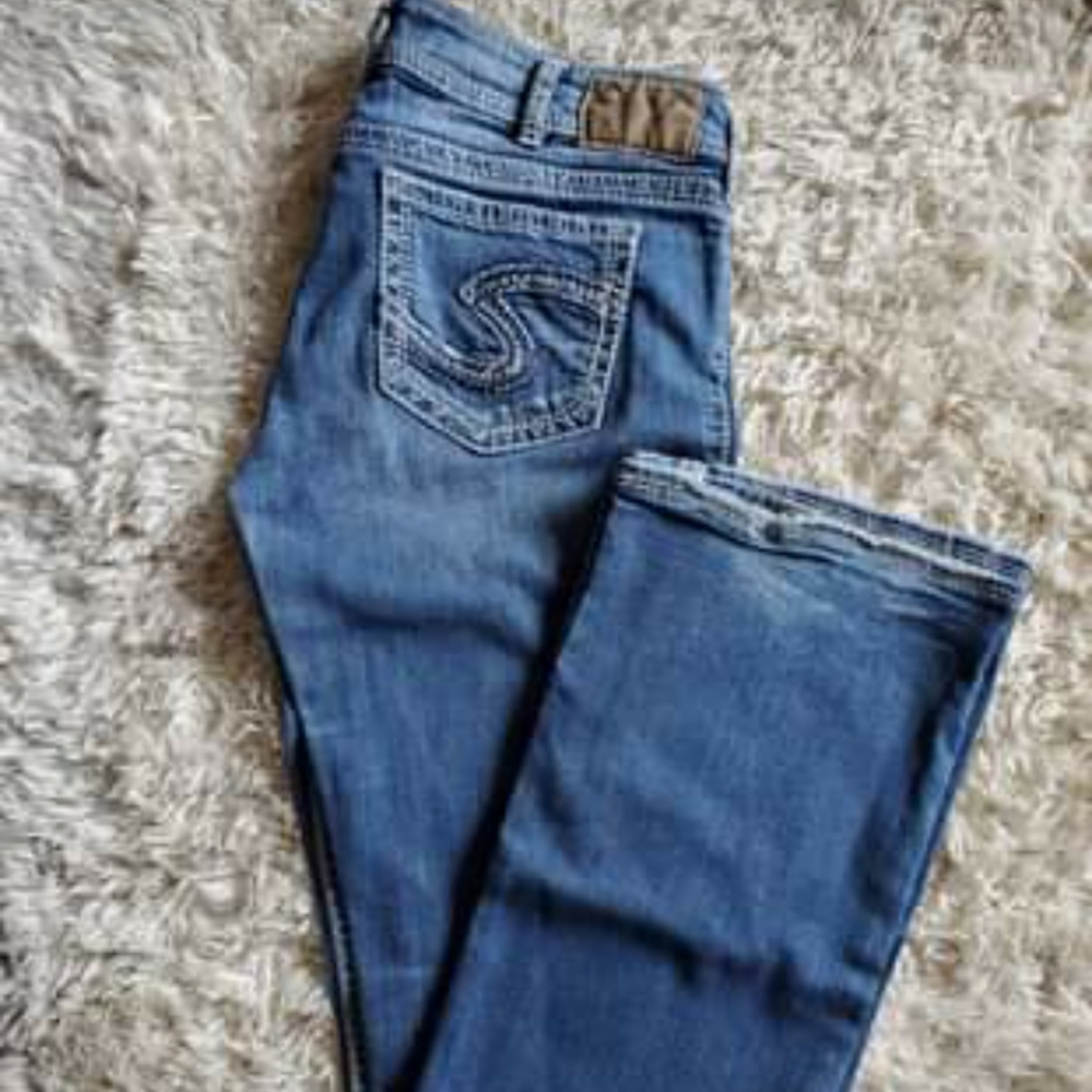 Silver jeans